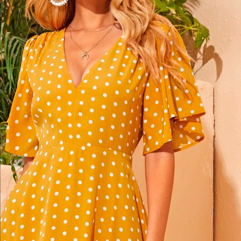 SOLD Retro Dress 1930s Style Polka Dot Pinup 30s - Picture 8 of 8